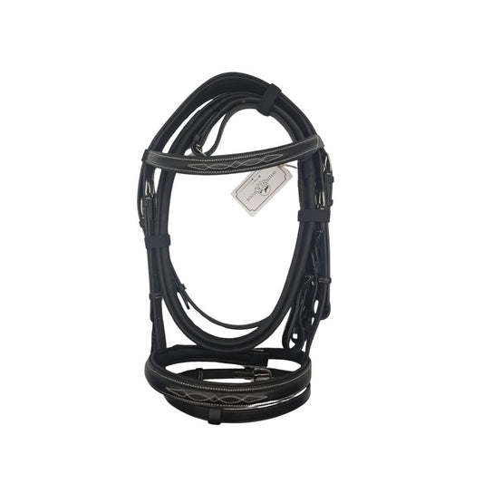 Anatomical Bridle with Rubber Reins