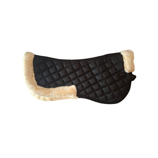 Artificial sheepskin half pad