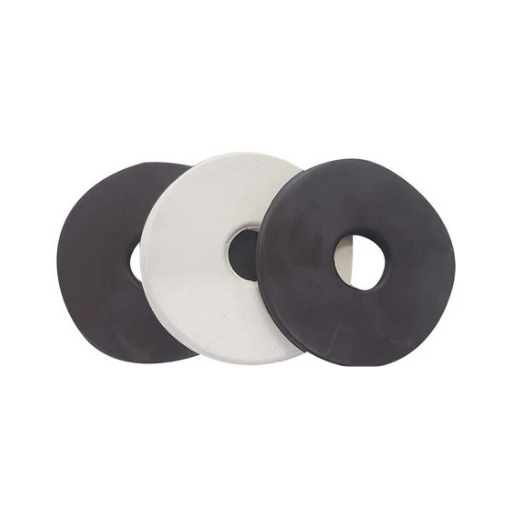 Black horse bit cheek protectors designed to help prevent pinching and rubbing around the mouth