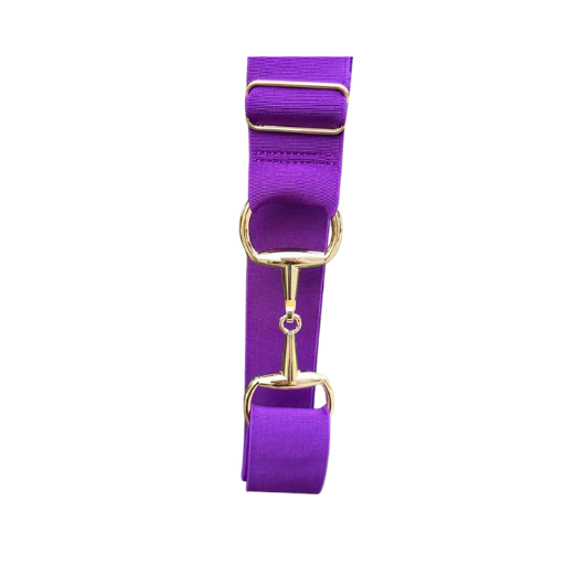 Elasticated-belt-purple