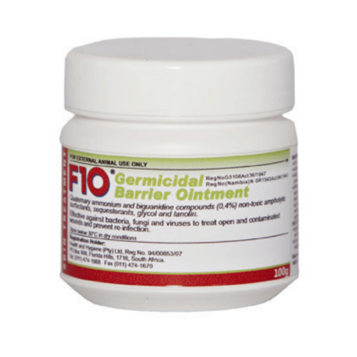 F10 Germicidal Barrier Ointment 100g broad-spectrum antimicrobial skin protection