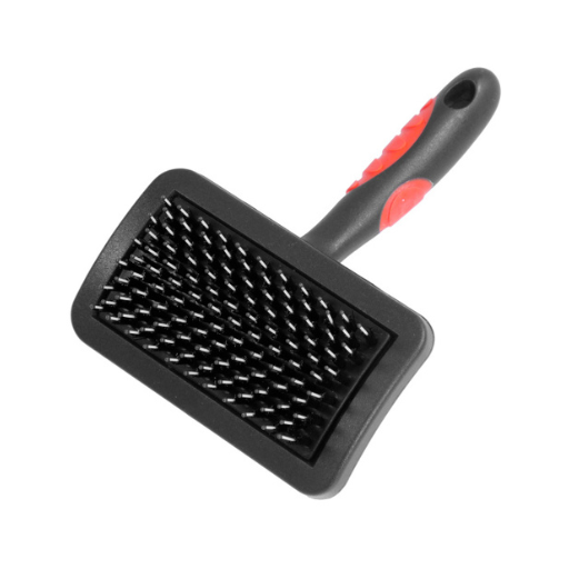 Rosewood Medium Porcupine Brush with hard and soft bristles for grooming thick and double pet coats