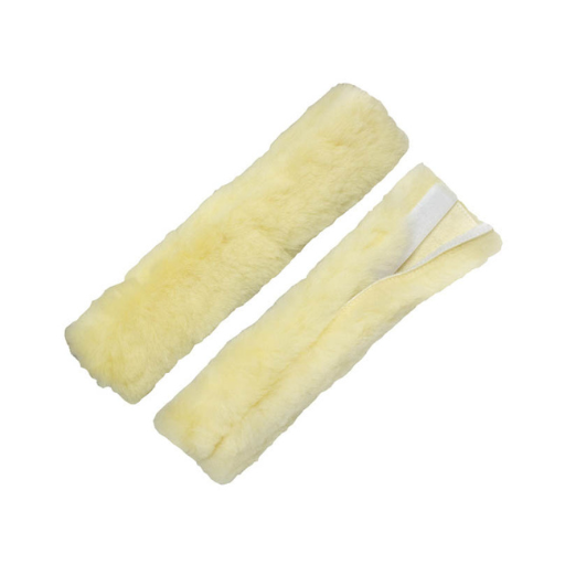 Roemer Genuine Sherpa Noseband Cover – Beige, 32cm