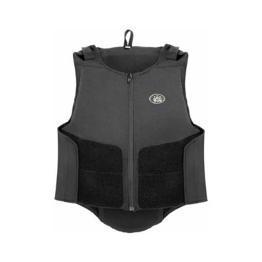 USG Precto Dynamic Fit Youth Back Protector in Black with flexible block spine protection and adjustable fit