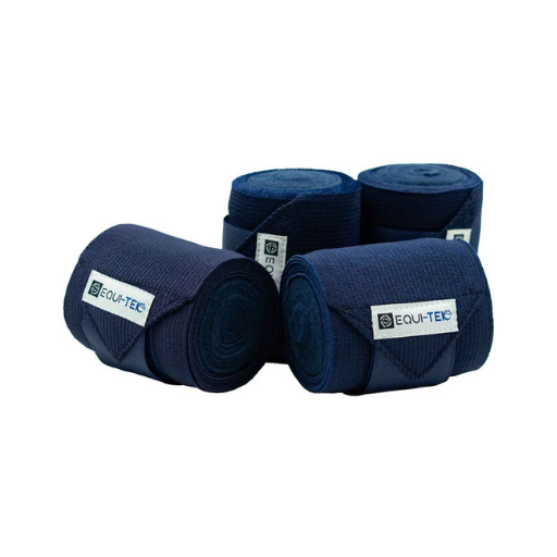 Equi-Tek Fleece Elastic Bandages - Navy