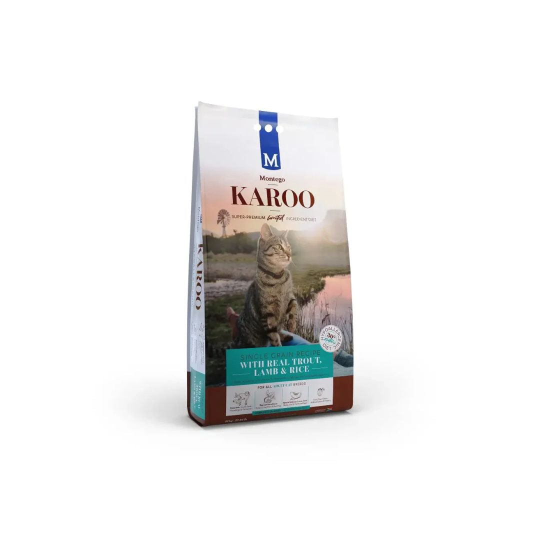 Montego Karoo Trout and Lamb Adult Dry Cat Food 10kg