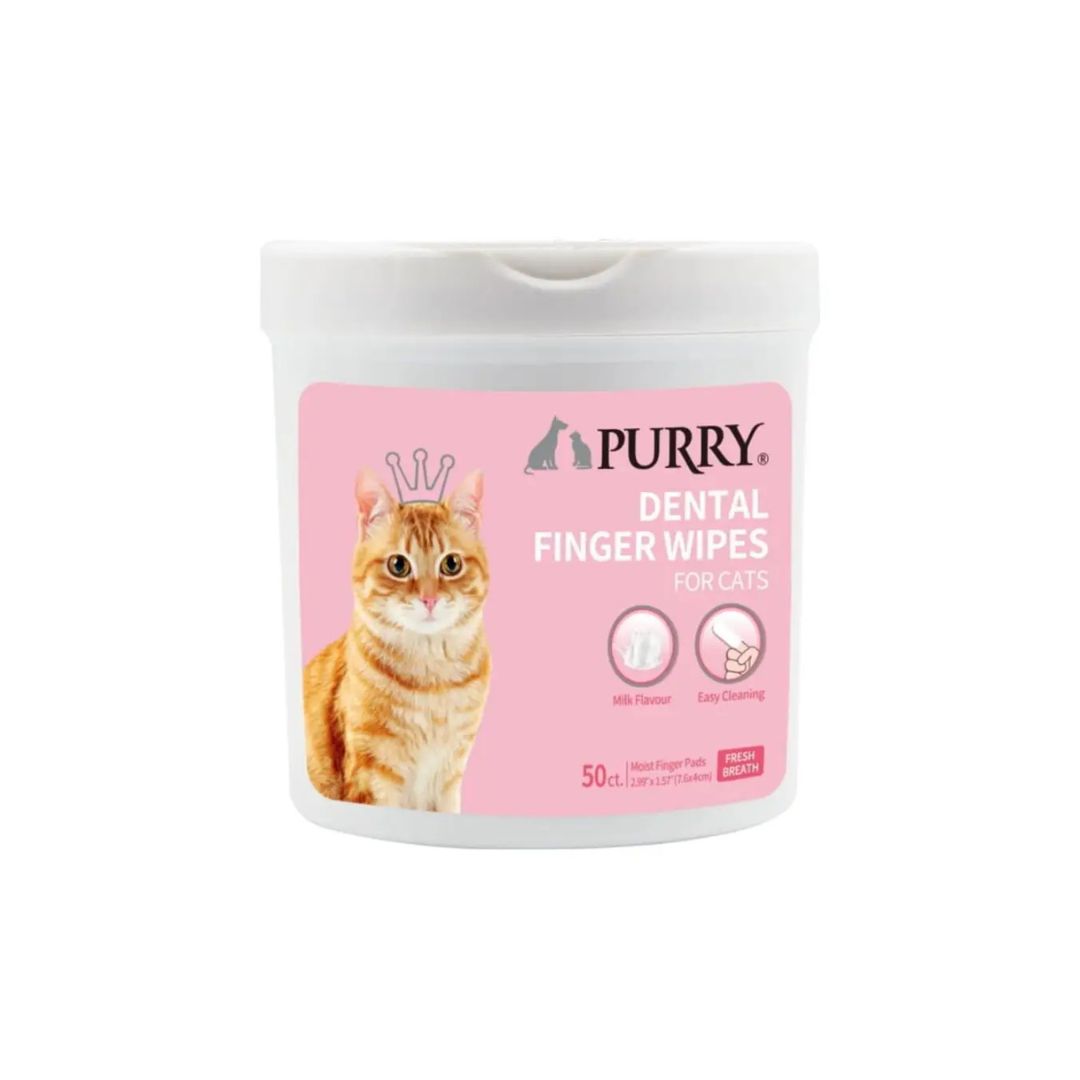 Purry Dental Finger Wipes for Cats