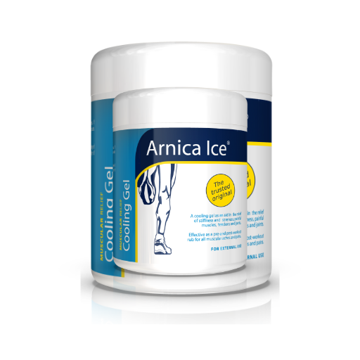 Arnica Ice Cooling Gel with arnica menthol camphor for horses dogs and humans