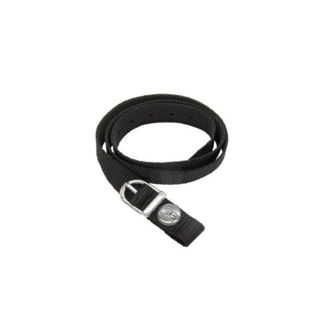 Bombers Nylon Back Strap for compatible horse bits, featuring adjustable nylon construction with press-stud attachment and buckle to help stabilise the bit and regulate leverage.