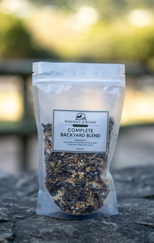 Complete Backyard Poultry Blend premium chicken feed
