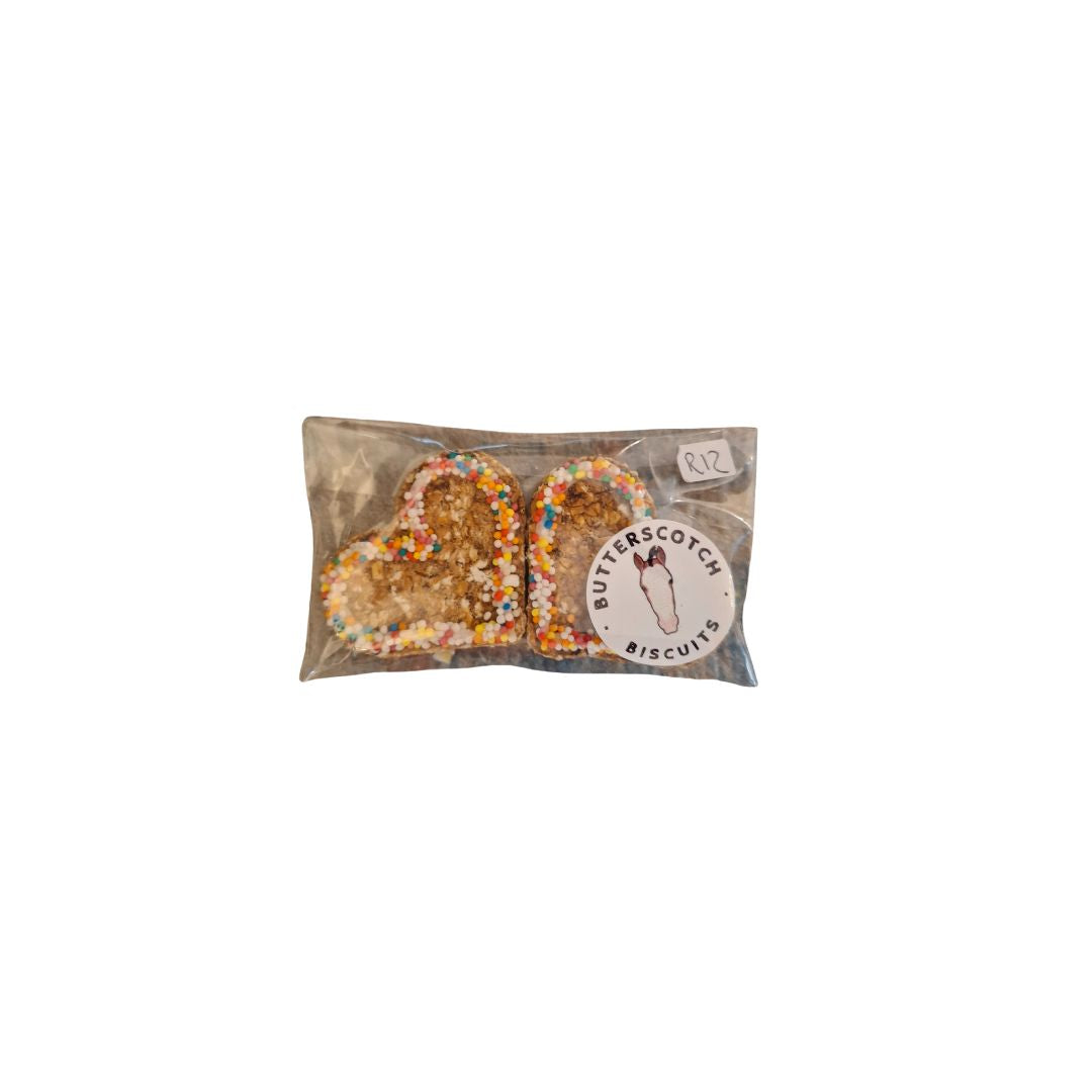 Butterscotch Biscuits - Small Sprinkle Hearts