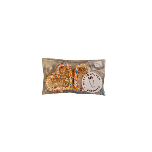 Butterscotch Biscuits - Small Sprinkle Hearts