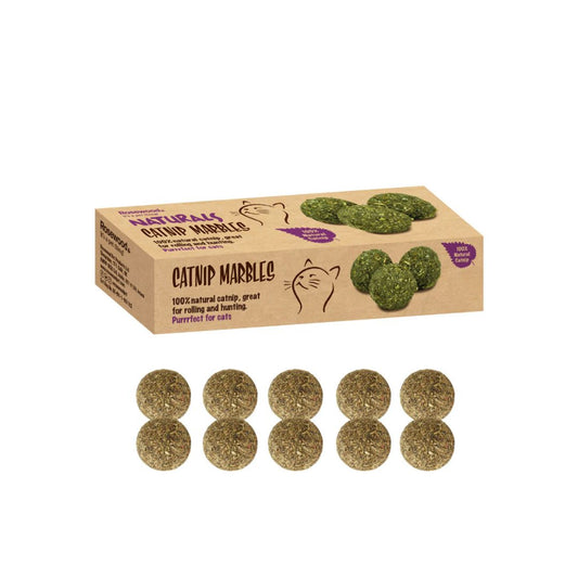 Naturals Mini Catnip Marble Balls