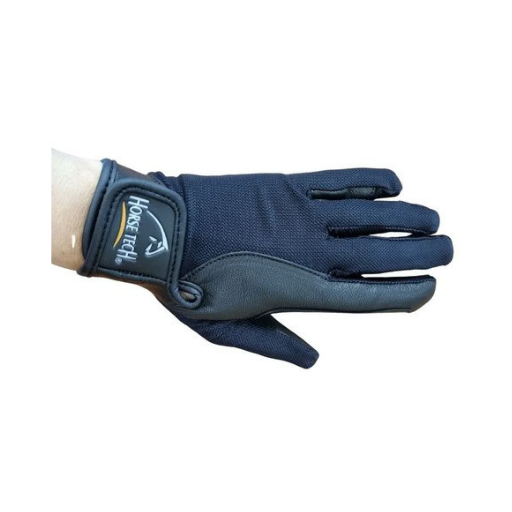 Horse Tech Leather Airflow leather riding gloves with breathable ventilation