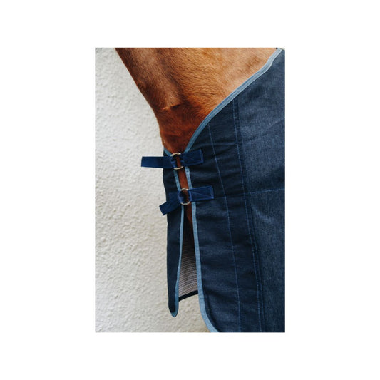 Rugged-Up Lightweight Denim Sheet with Fleece Lining
