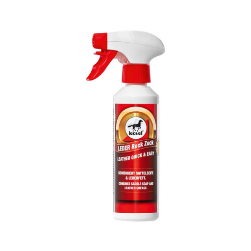 Leovet Leather Care Quick and Easy horse tack cleaner and conditioner for smooth leather