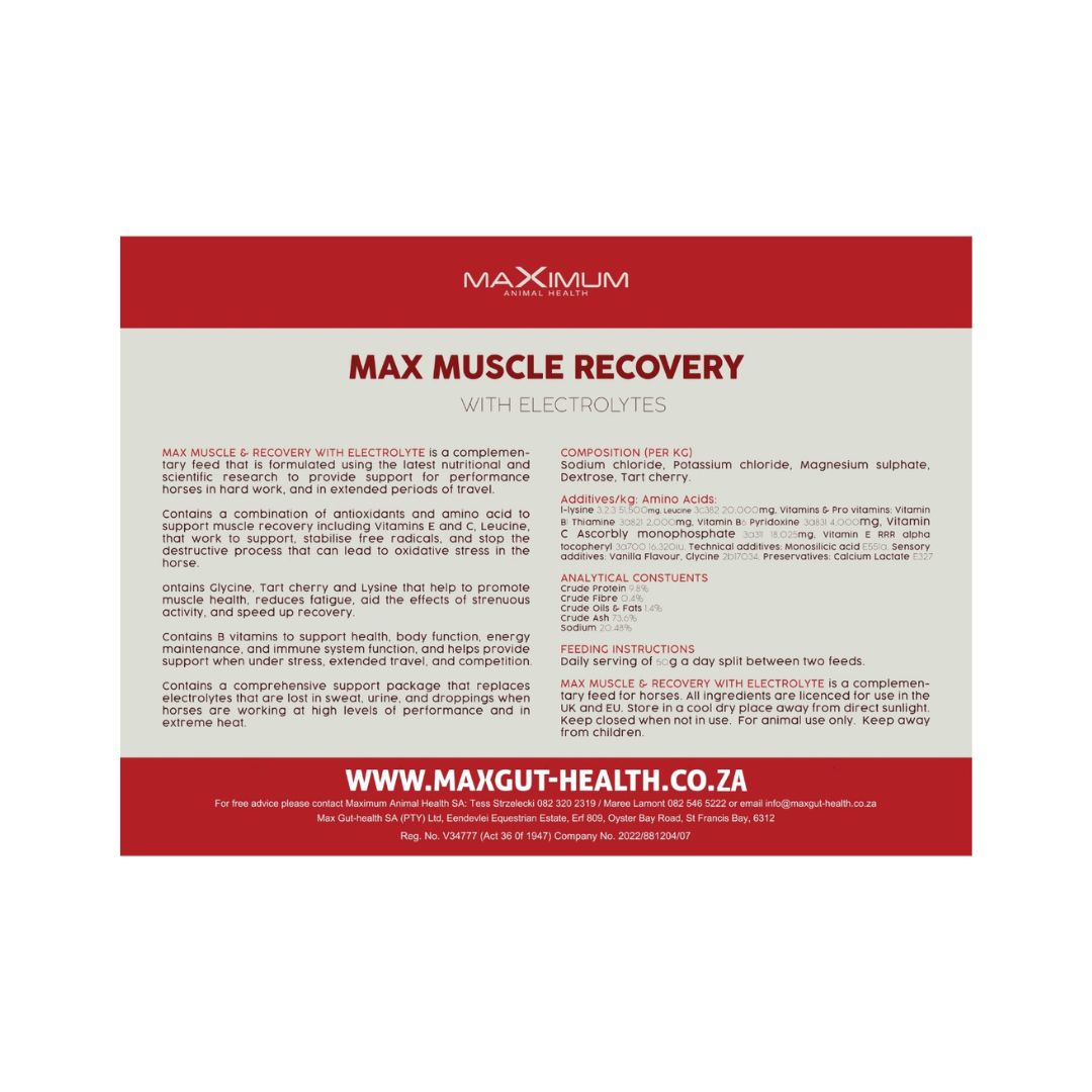 Max Muscle Recovery