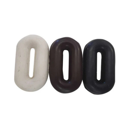 Rubber martingale stop for holding the neck strap and main martingale strap securely in position