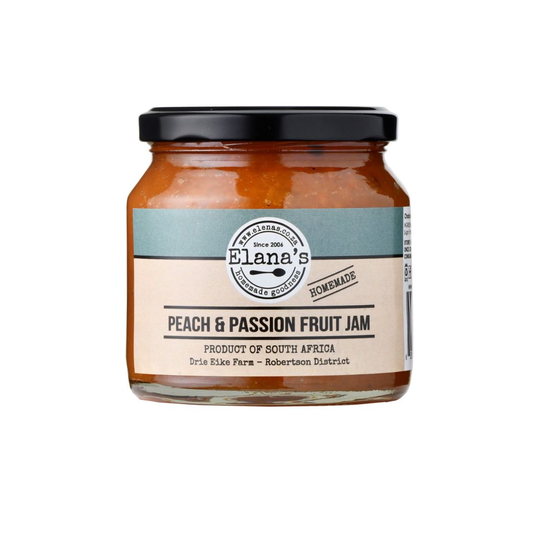 Elana's Peach & Passion Fruit Jam 250ml