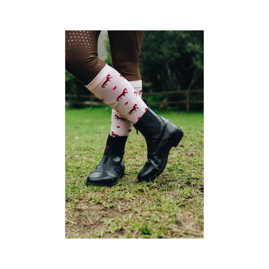 Pink-Riding-Sock
