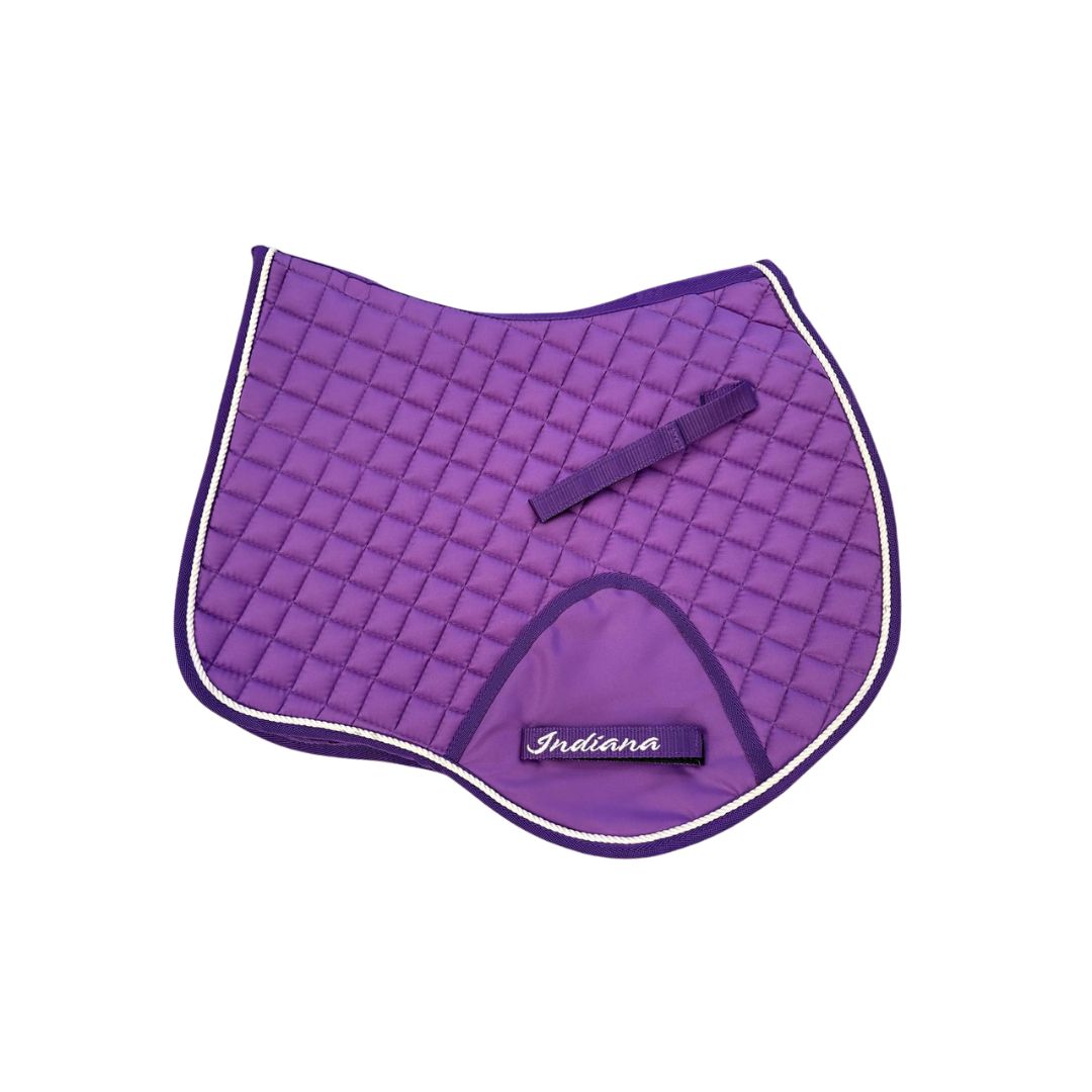 Indiana breathable equestrian numnah for horse training, schooling sessions and daily saddle use.
