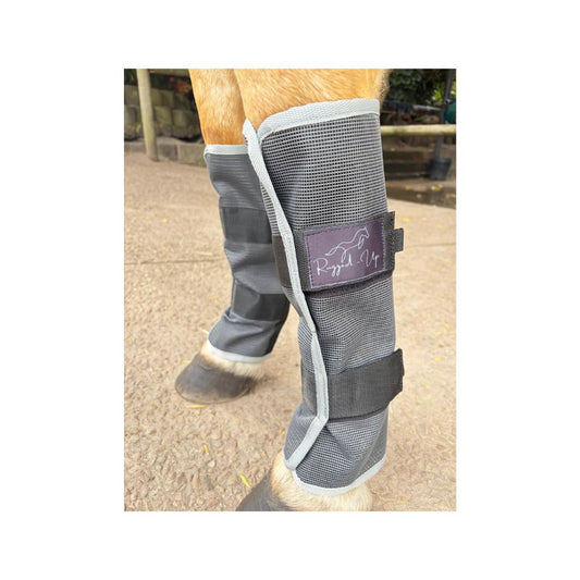 Rugged-Up horse fly boots for turnout