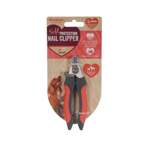Rosewood Salon Grooming Small Nail Clippers with stainless steel blades and ergonomic grip for dogs and cats