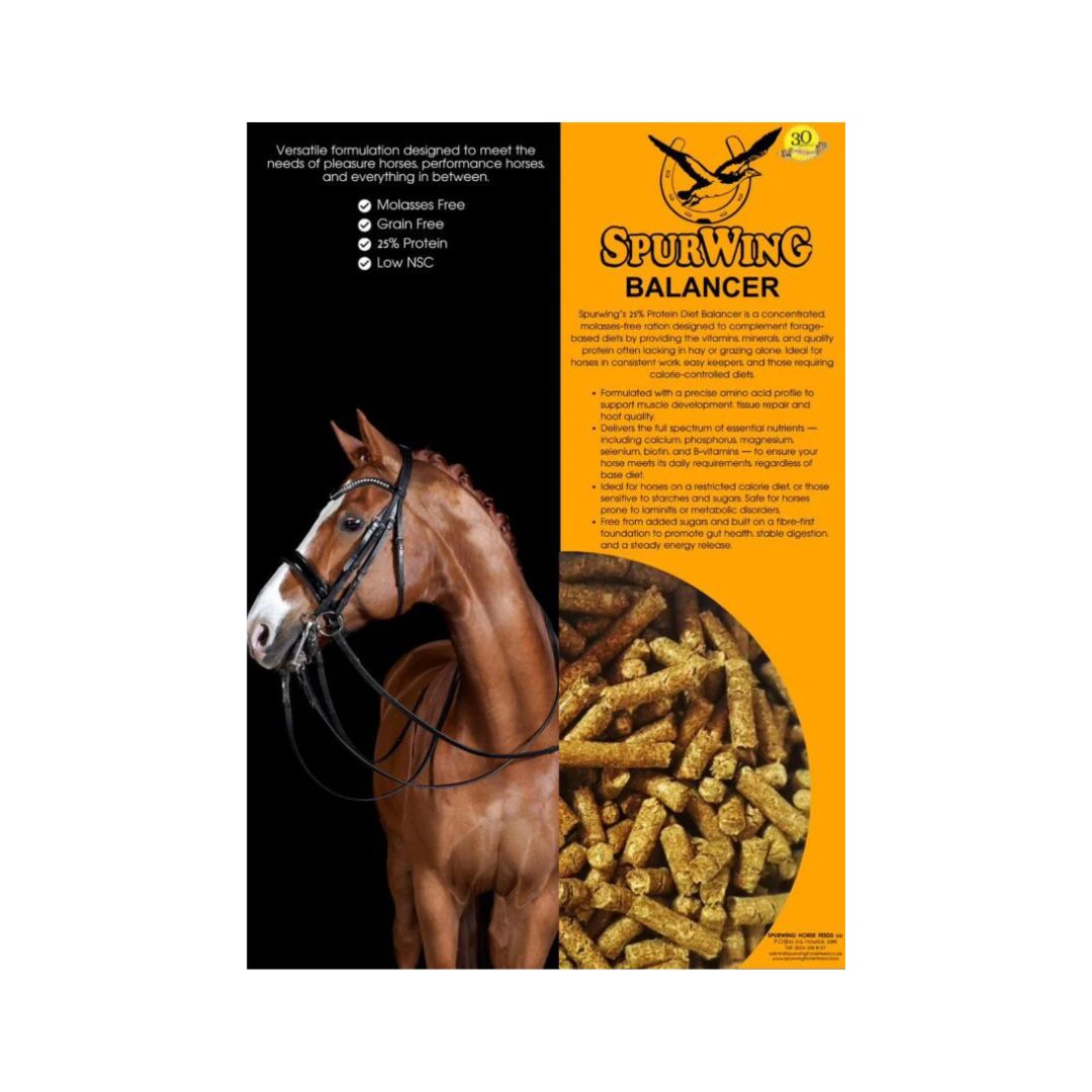 Spurwing Balancer Pellet 25% 40kg low-sugar horse balancer