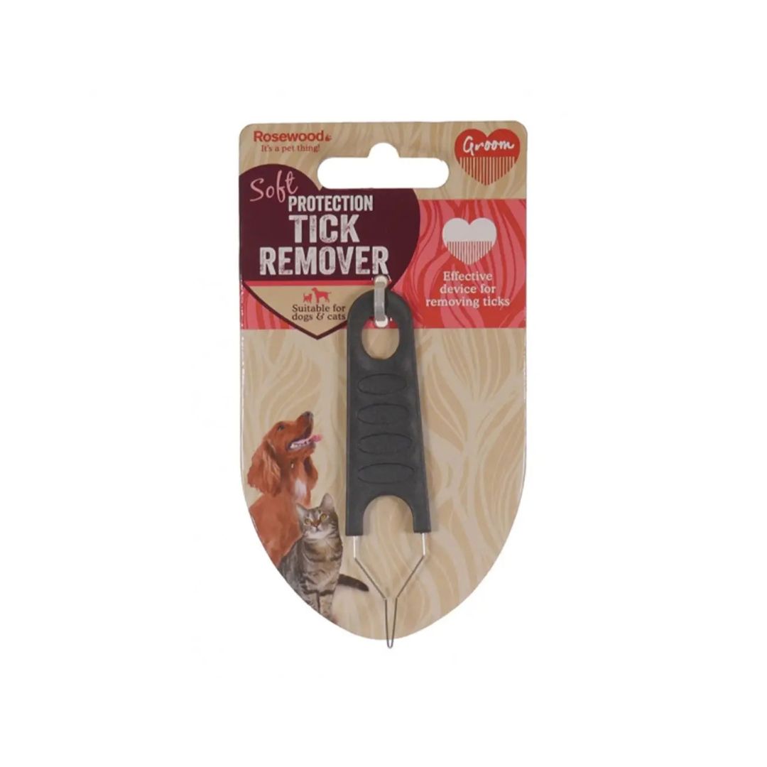 Rosewood Salon Grooming Tick Remover tool for removing attached ticks from pets