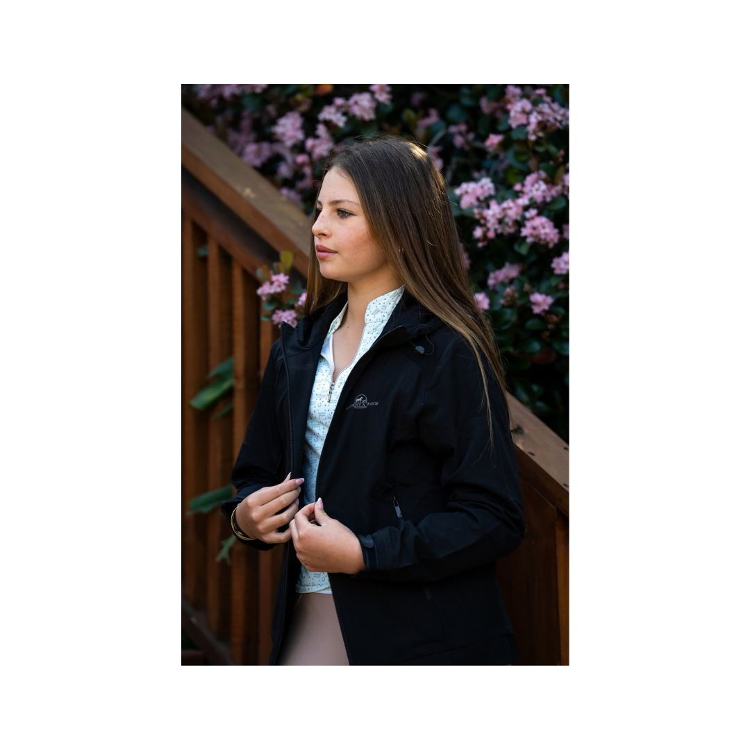 W&W Riders Jacket for equestrians with water-resistant outer fabric for riding, yard work and outdoor activities