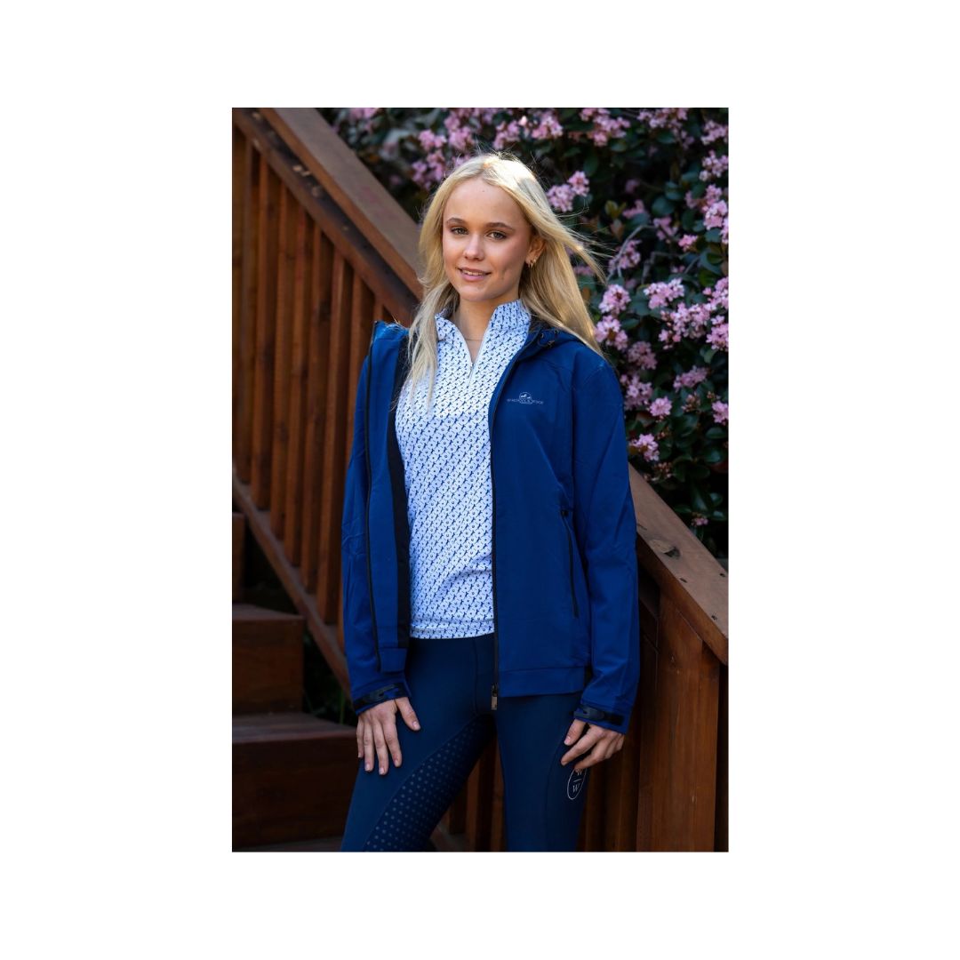 Whinny & Woof Riders lightweight riding jacket designed for comfort, movement and protection from light rain