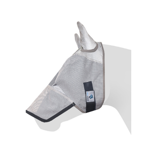 Equiforce Full Face Texaline Flymask - Grey