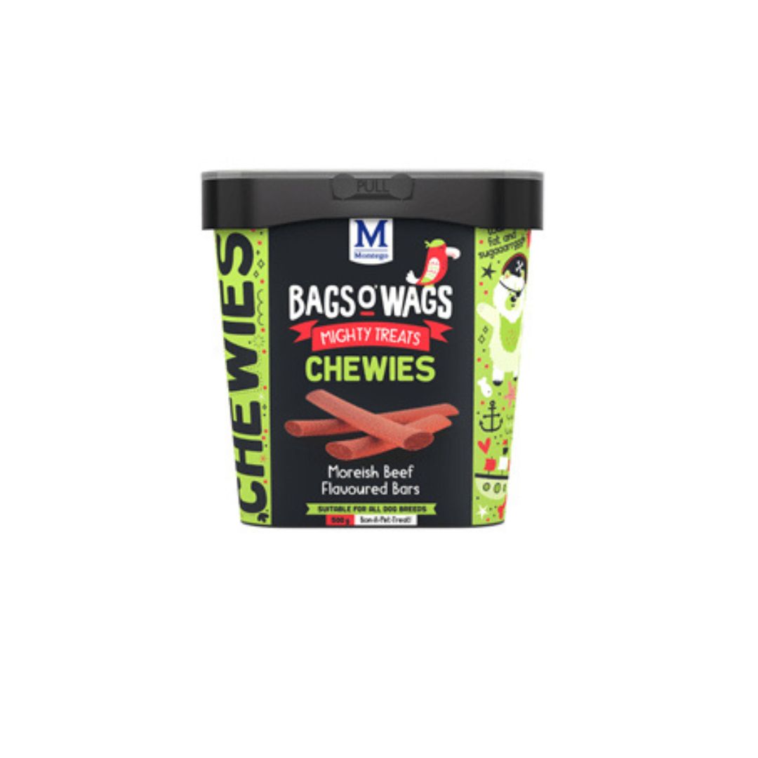 Montego Bags O' Wags - Beef Bars - 500g
