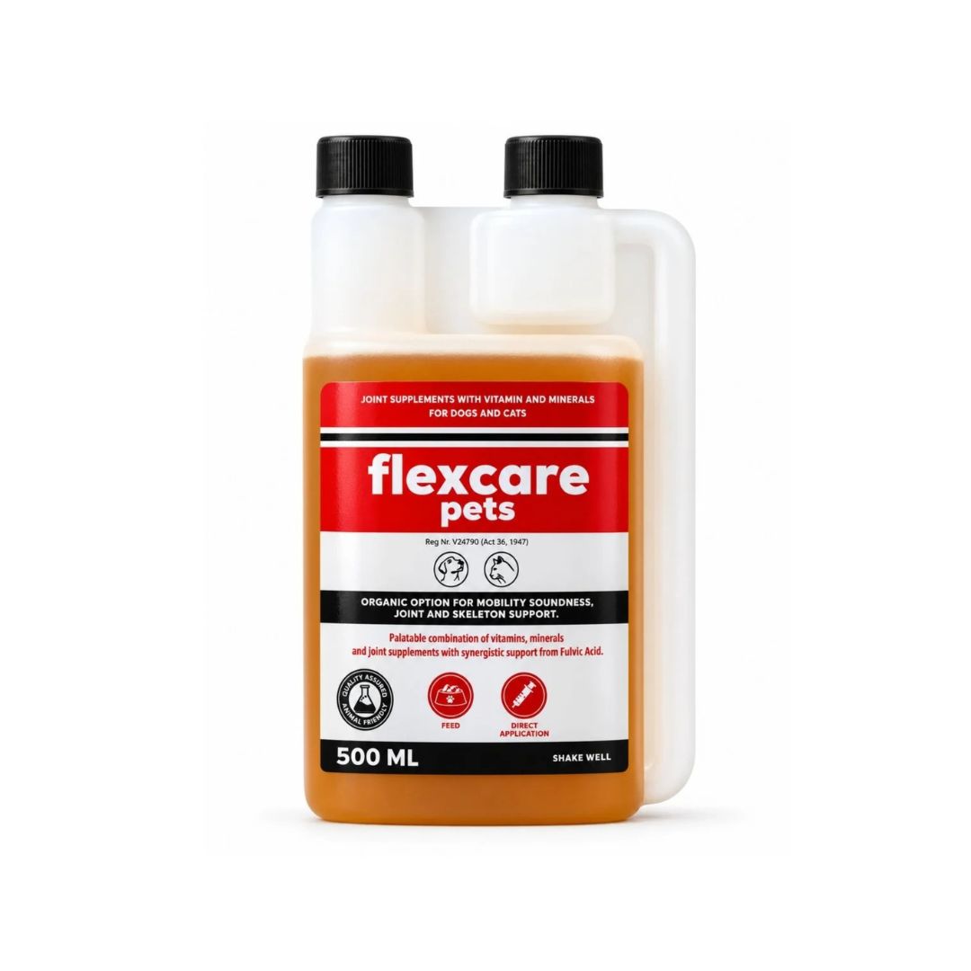 Camelus FlexCare Joint & Movement Support nutritional supplement for dogs.