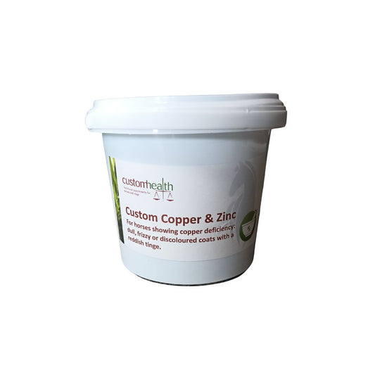 Custom Health Copper and Zinc equine mineral supplement