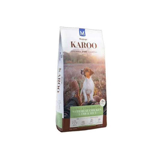 Karoo Chicken, Lamb and rice Small to Medium Breed Puppy Food 8kg