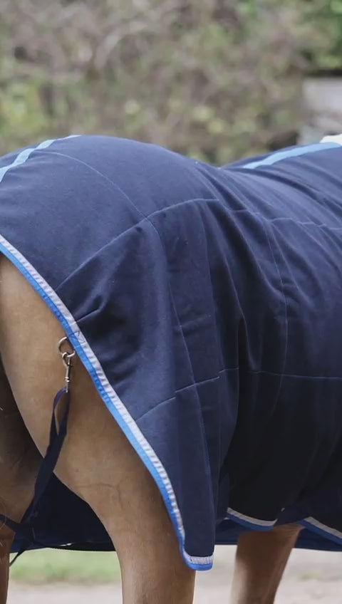 Rugged-Up Denim Sheet with Polar Fleece Lining on horse - Video