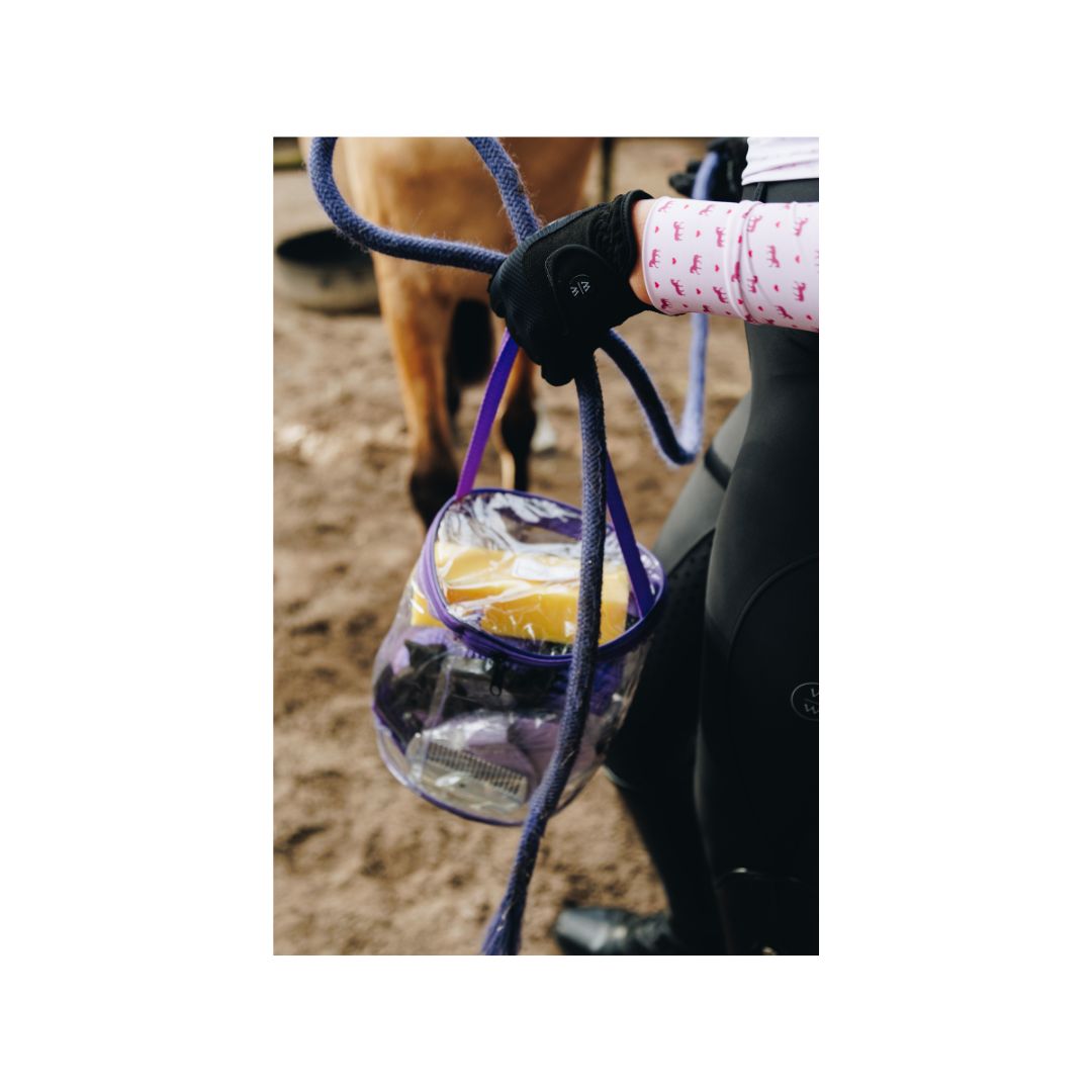 W&W Purple Grooming Kit in a bag