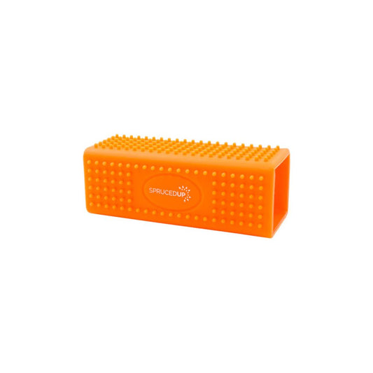Spruced Up Silicone Shedding Block for removing loose and shedding horse hair
