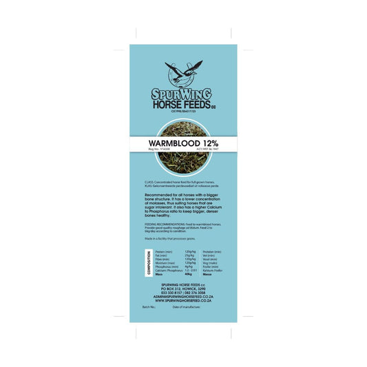 Spurwing Warmblood 12% - 40kg