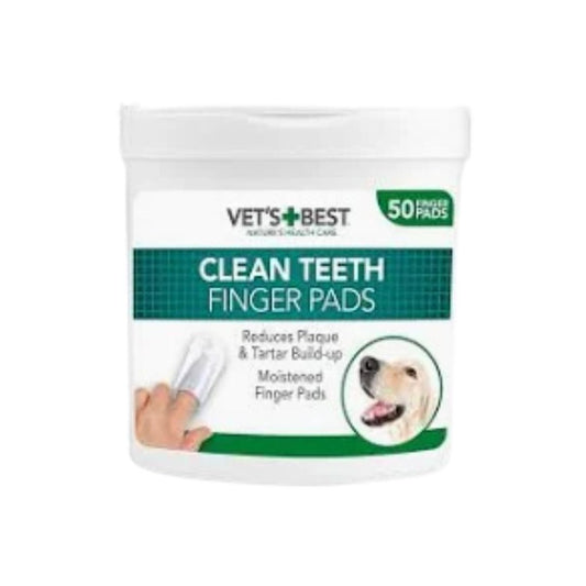 Vets Best Dental Teeth Cleaning Pads - 50s