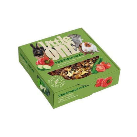Little One Vegetable Pizza 55g grain-free vegetable treat for rabbits guinea pigs and small animals
